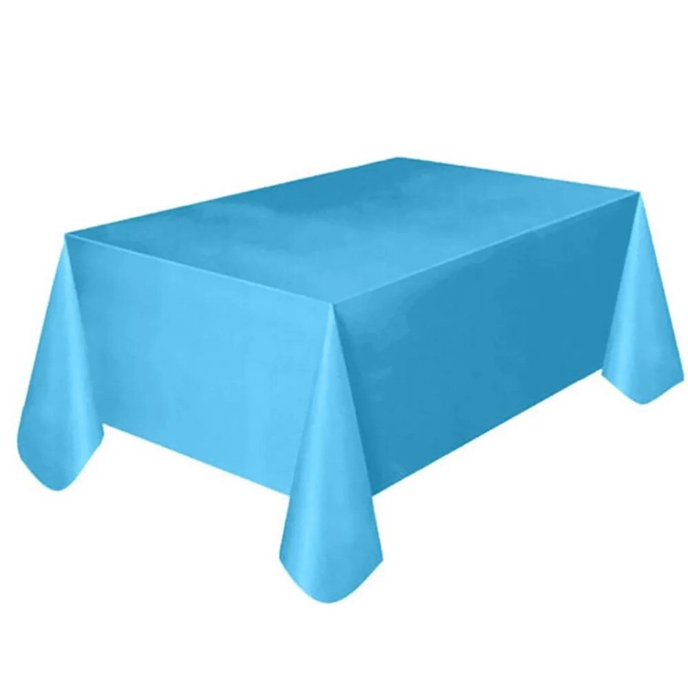 Set fete de masa Fokelyi 137x183cm, poliester, albastru deschis