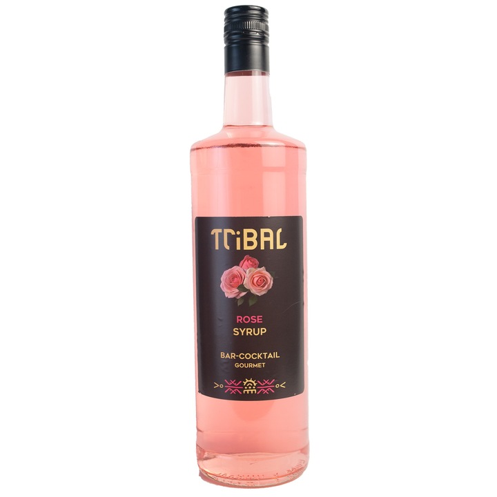 Sirop Cocktail, Tribal Syrup, Trandafiri, fara zahar, 350ml