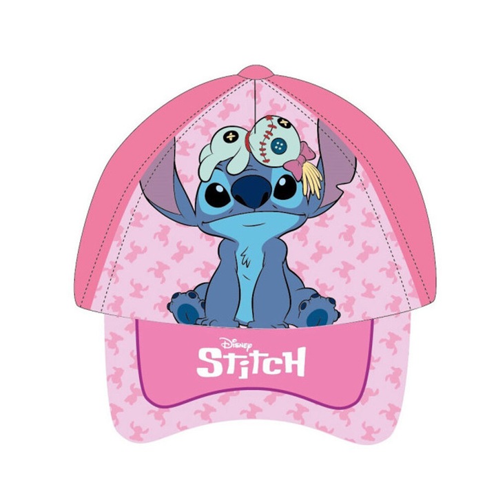 Sapca de baseball pentru copii Disney Lilo si Stitch, Cainele Steaua Sweet Scrump, 52 cm