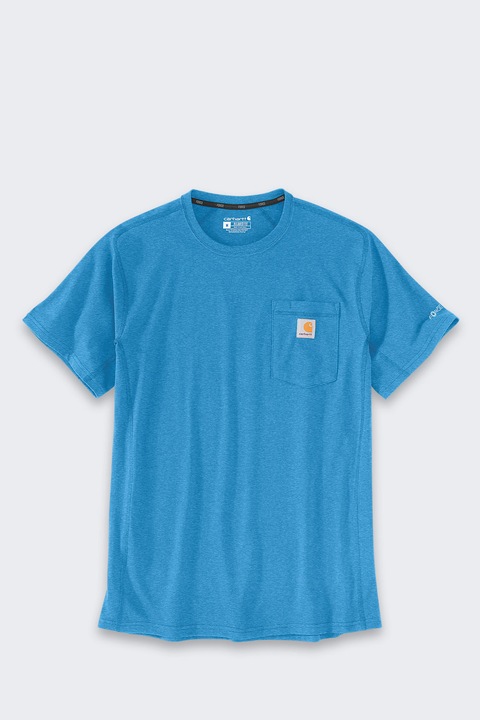Carhartt Force férfi póló, kék, légáteresztő anyag, laza szabású, FastDry technológiával, XL