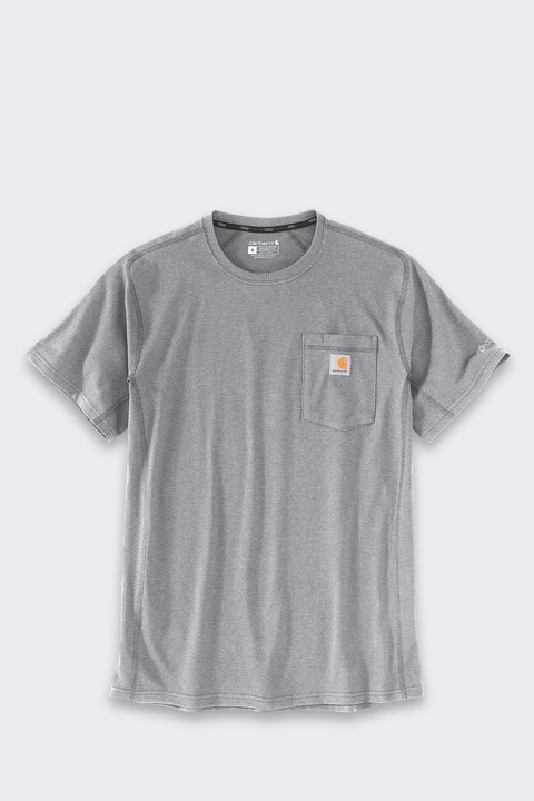 Tricou Carhartt Force, gri melanj, material respirabil, croiala lejera, set de tehnologie FastDry