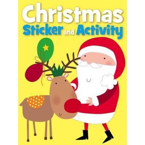 Christmas Sticker Activity - Rudolph's Red Nose