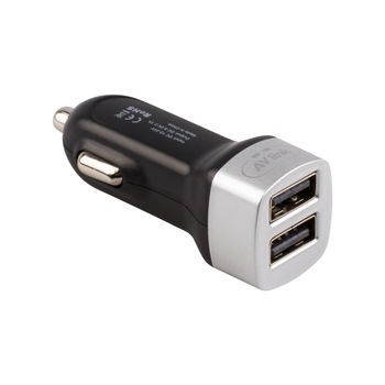 Incarcator auto USB rapid AVLink CAR2USB 10W, 5V/2.1 A, Dual Incarcator auto USB rapid AVLink CAR2USB 10W, 5V/2.1 A, Dual