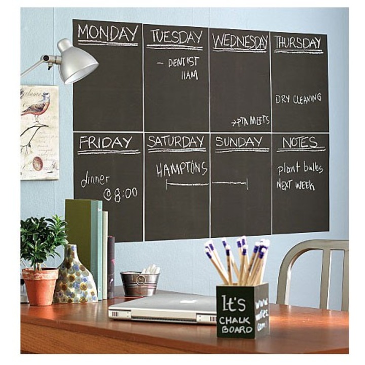 Стикер за черна дъска Slate Grey 4 Sheets