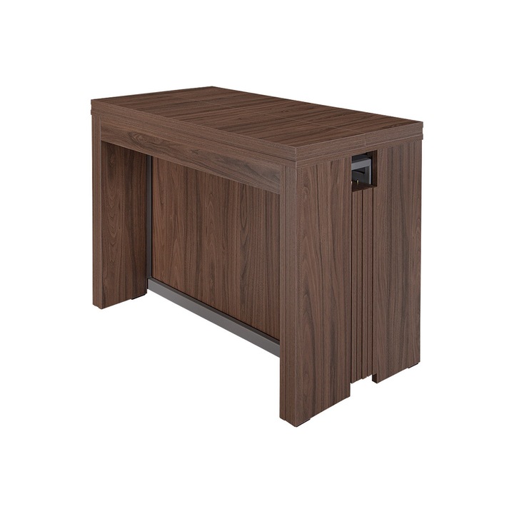 Плоска разтегателна маса CONSOLE 5 в 1, максимален капацитет 12 души, 92x40 cm, до 252 cm, ОРЕХ