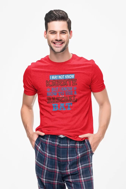 ST00114 Basebal, Piros