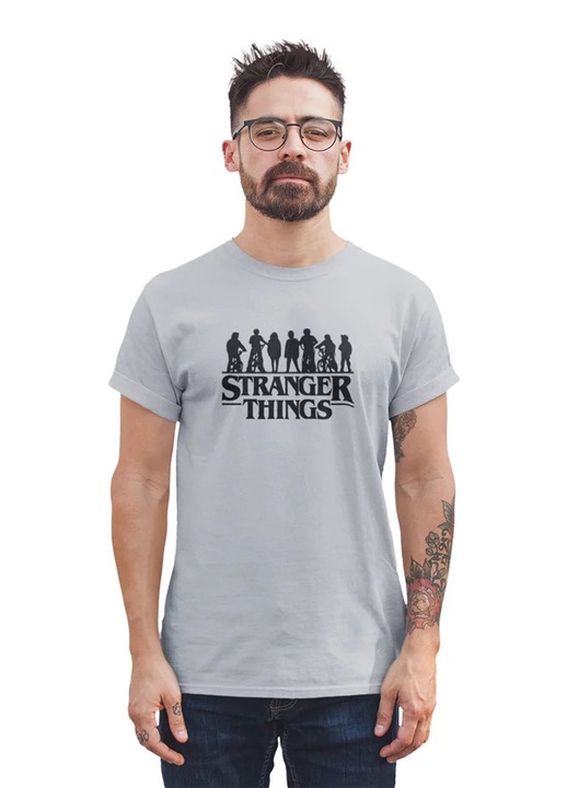 MO00082 Stranger Things L, Szürke