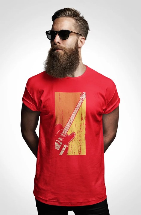 ST00149 Guitar, Piros