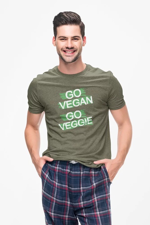 ST00154 Go Vegan, Zöld