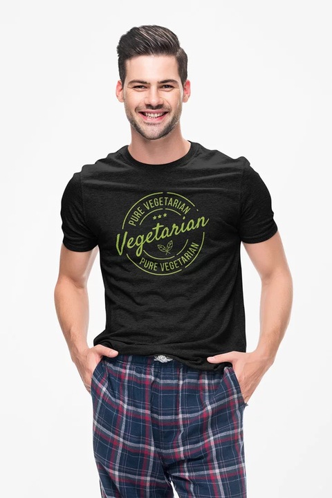 ST00157 Vegetarian, Fekete