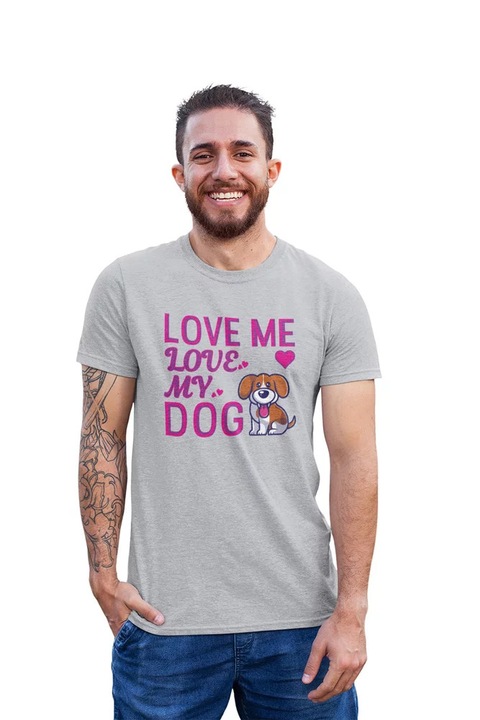 ST00178 Love My Dog, Szürke