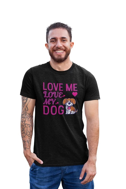 ST00178 Love My Dog, Fekete