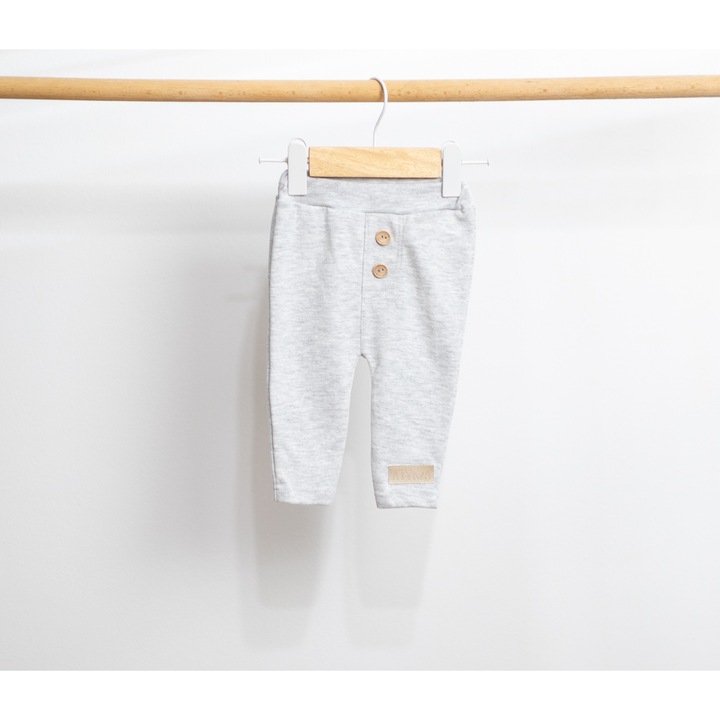 Szürke nadrág, 100% biopamut, Szürke
