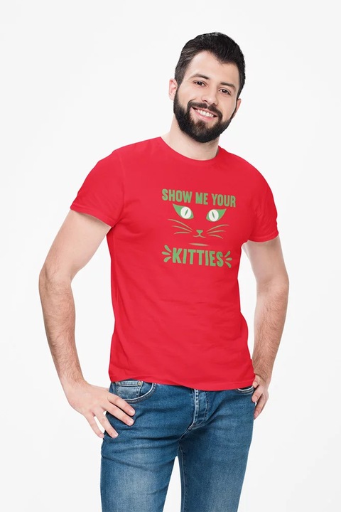 ST00205 Kitties, Piros