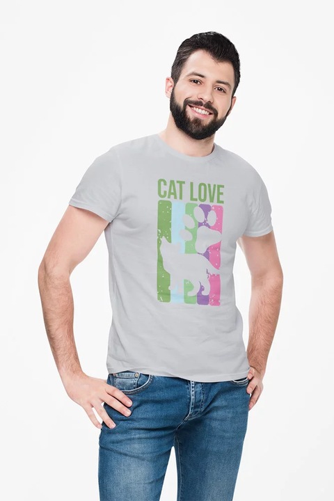 ST00209 Cat Love, Szürke
