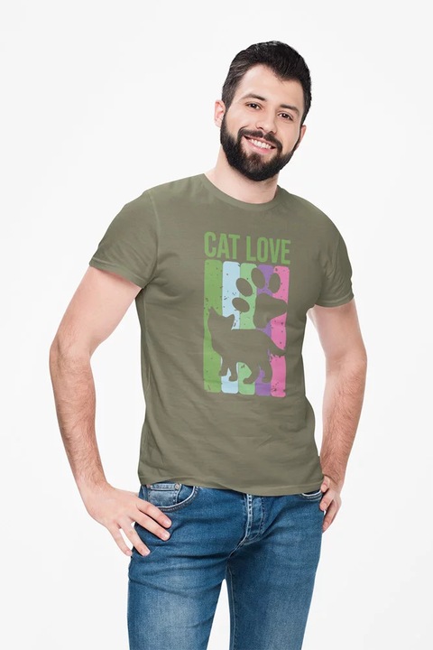 ST00209 Cat Love, Zöld