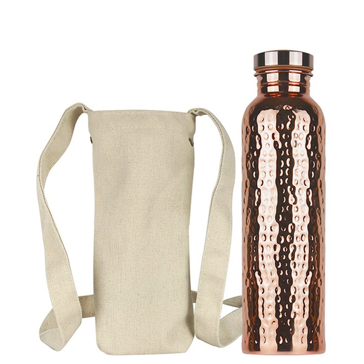 Бутилка, Rqiurpn, Медна, вместимост 800 мл, 1 брой