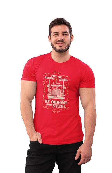 ST00219 Chrome And Stee, Piros