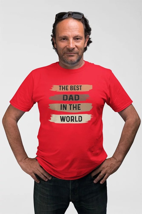 ST00222 Best Dad, Piros