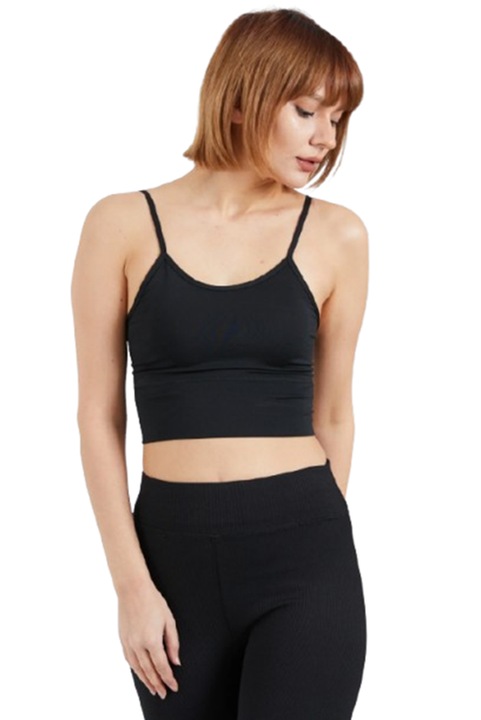 Bustiera confortabila, Negru, S-M