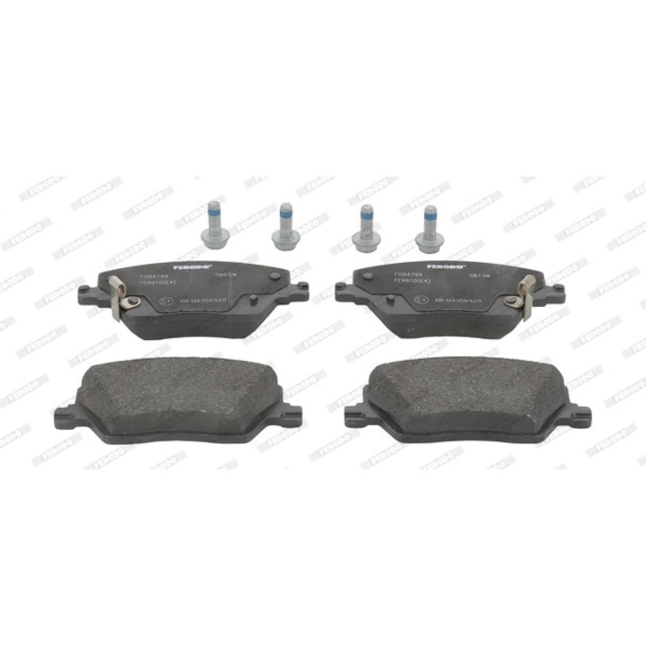 Ferodo FDB4799 tárcsafékbetét készlet kopásjelzővel, 132,9x57x18,4mm