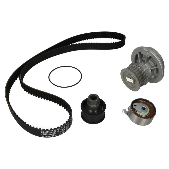 Vízpumpa és vezérműszíj készlet feszítővel Opel Astra F, Astra F/Kombi, Astra G, Astra G/Kombi 1.7D 1992.02-2005.04 modellekhez