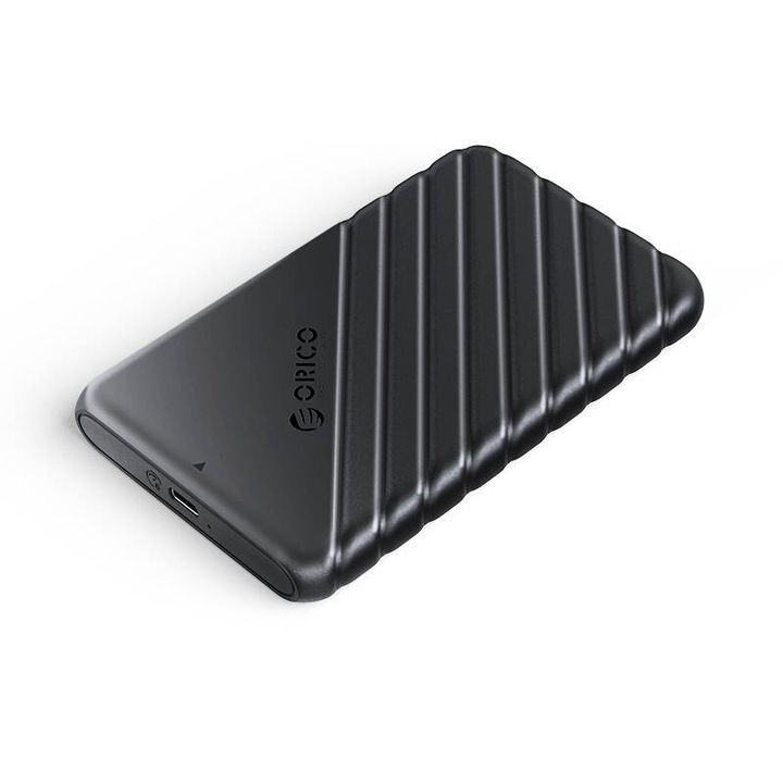 Orico Външна стойка 25PW1C-C3-BK-EP-IP за HDD / SSD 2.5-инчова USB-C 3.1 Gen1 6Gbps Черна