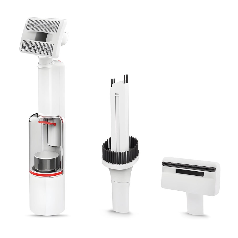 Aspirator de mana fara fir iHunt Bro Vacuum Cleaner 3-in-1, Multisuprafete, Aspiratie puternica 100W / 13kPA, Include perie curatat par animale si accesorii spatii inguste, White