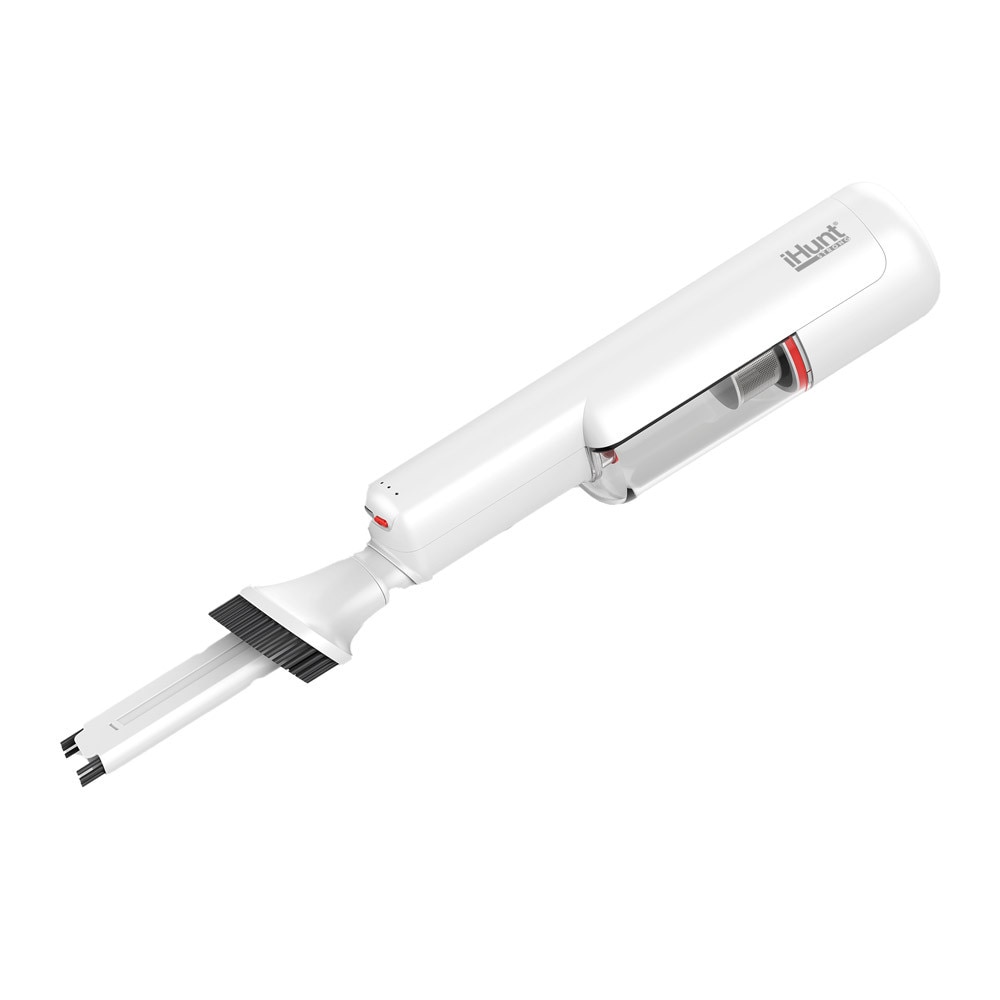Aspirator de mana fara fir iHunt Bro Vacuum Cleaner 3-in-1, Multisuprafete, Aspiratie puternica 100W / 13kPA, Include perie curatat par animale si accesorii spatii inguste, White