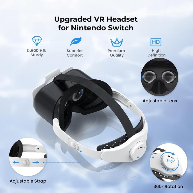 Nintendo Switch ps4 VR Ochelari VR Nintendo Switch, HD 3D, reglabili, moi si respirabili