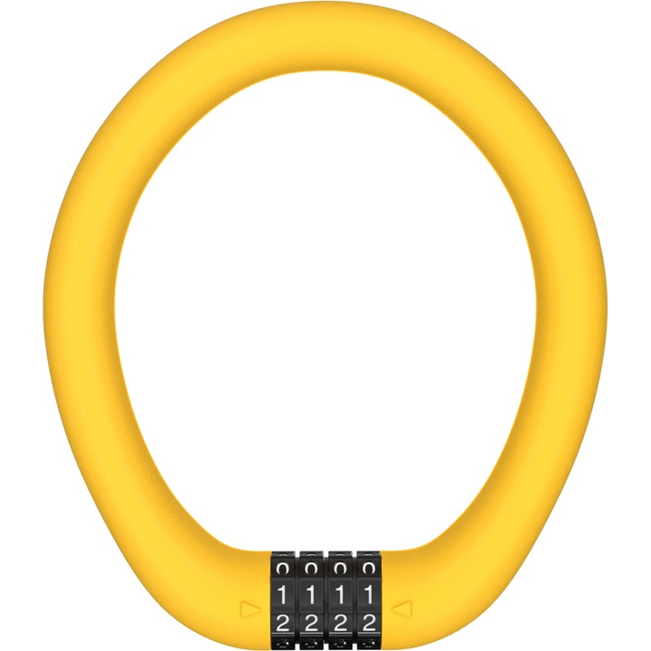 Antifurt bicicleta SUSEMSE, cablu otel, cu cifru, 40x1.5cm, 120g