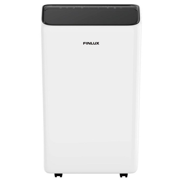 Мобилен климатик Finlux MIA12HOT, 12000 BTU, 24 м2, Клас А, 450 м3/ч, Влагоулавяне 2л/ч, Бял