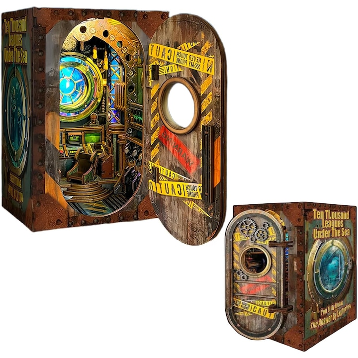 3D kirakós készlet, WALALLA, Víz alatti kaland témában, Méretek 12,4x13,2x19,1cm, Többszínű