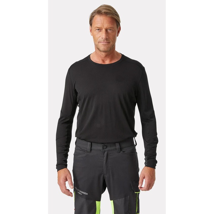 Thermal blúz Lifa, Helly Hansen, fekete, L