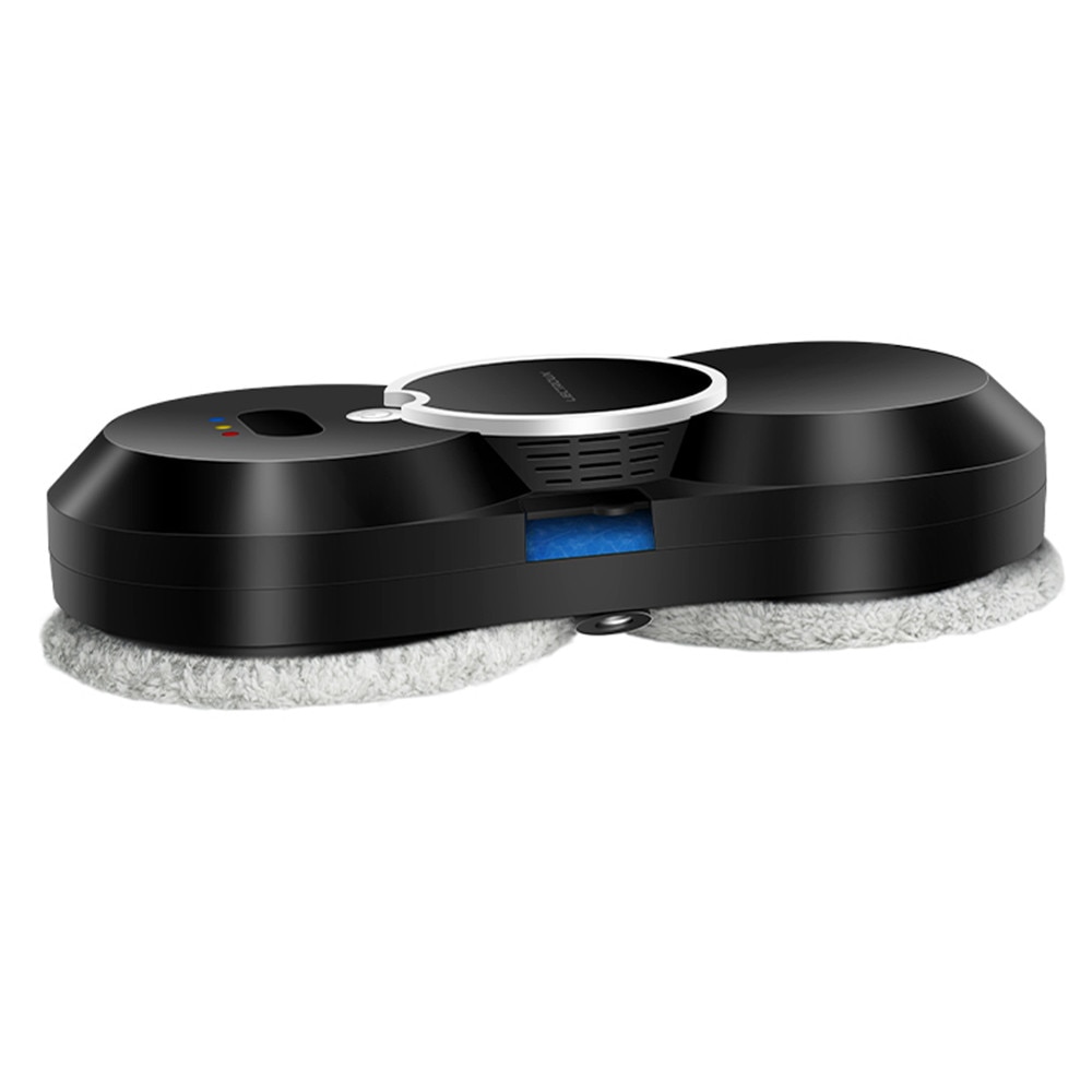 Robot de curatat geamuri Liectroux HCR-10, aspirare 2800Pa, rezervor apa 30 ml, corp ultra-subtire 6,8 cm, negru