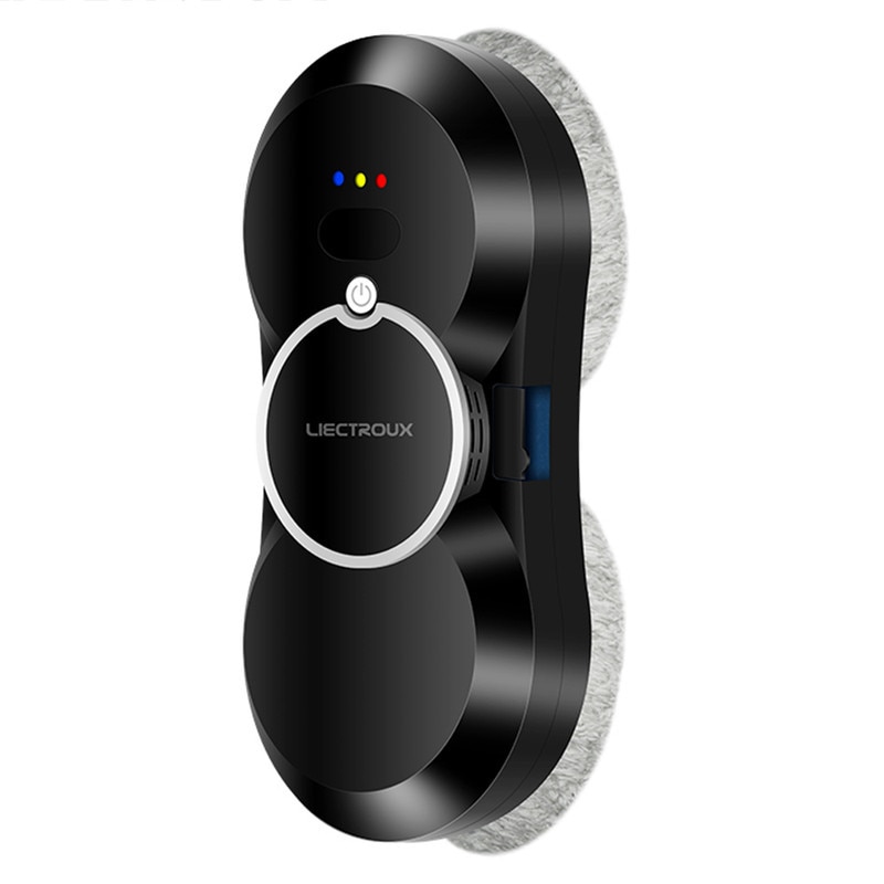 Robot de curatat geamuri Liectroux HCR-10, aspirare 2800Pa, rezervor apa 30 ml, corp ultra-subtire 6,8 cm, negru