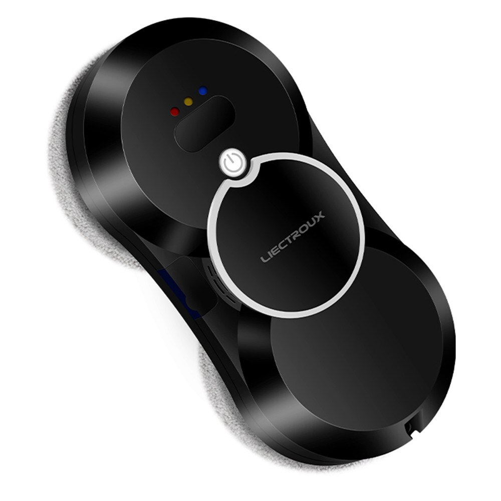 Robot de curatat geamuri Liectroux HCR-10, aspirare 2800Pa, rezervor apa 30 ml, corp ultra-subtire 6,8 cm, negru