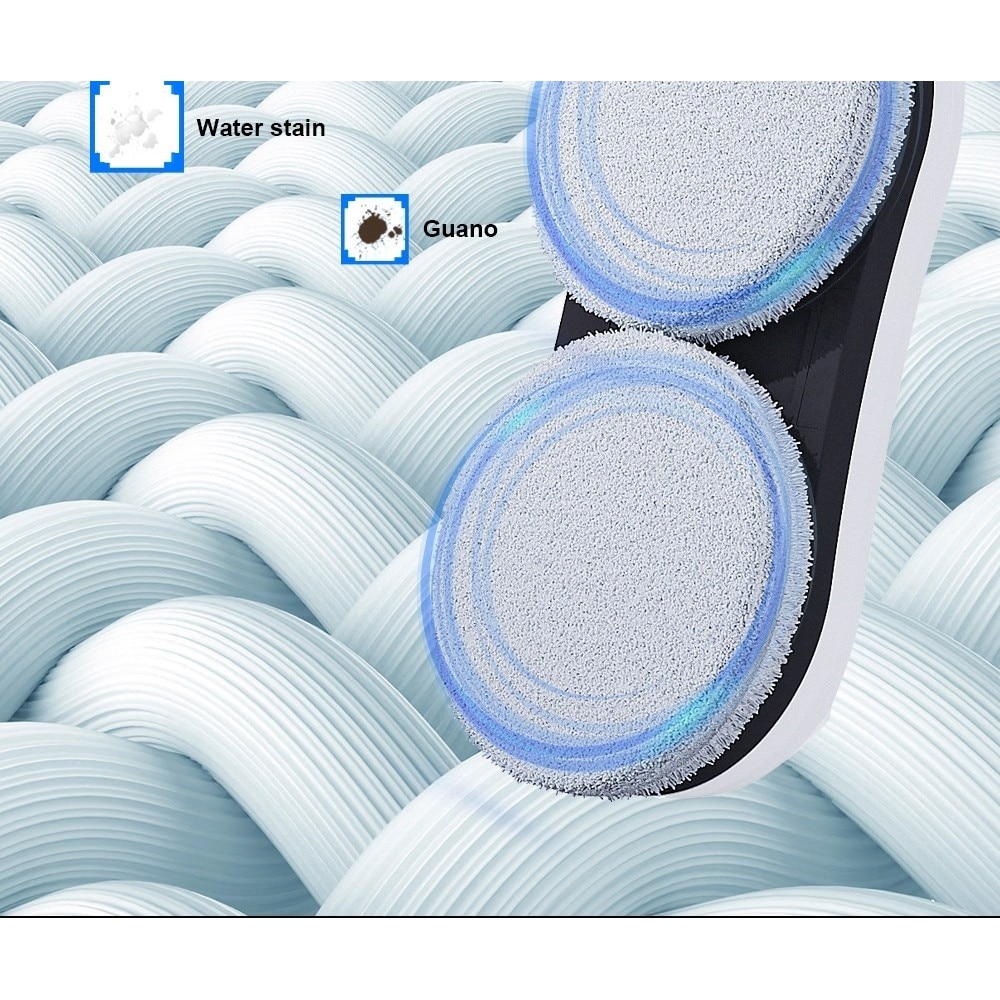 Robot curatare geamuri Liectroux YW610, aspiratie 2800Pa, rezervor 30ml, alb, 29x14.4x9.3cm