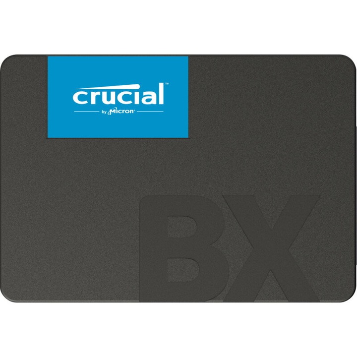 SSD, Crucial, BX500, 2TB, 2.5 inch, SATA 6 GB/s, Negru