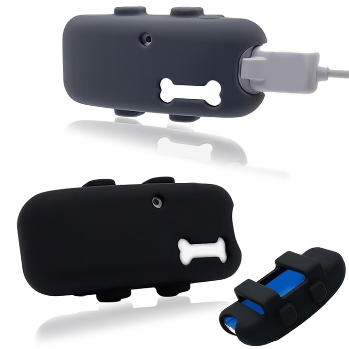 Husă din silicon impermeabilă pentru dispozitiv de urmărire GPS pentru câini, set de 2, Counlisha