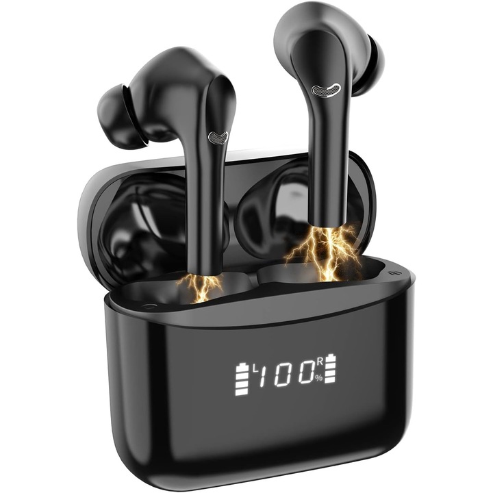 Mysic vezeték nélküli fejhallgató, Bluetooth 5.3, 4 mikrofon, többszínű, sport, IPX7