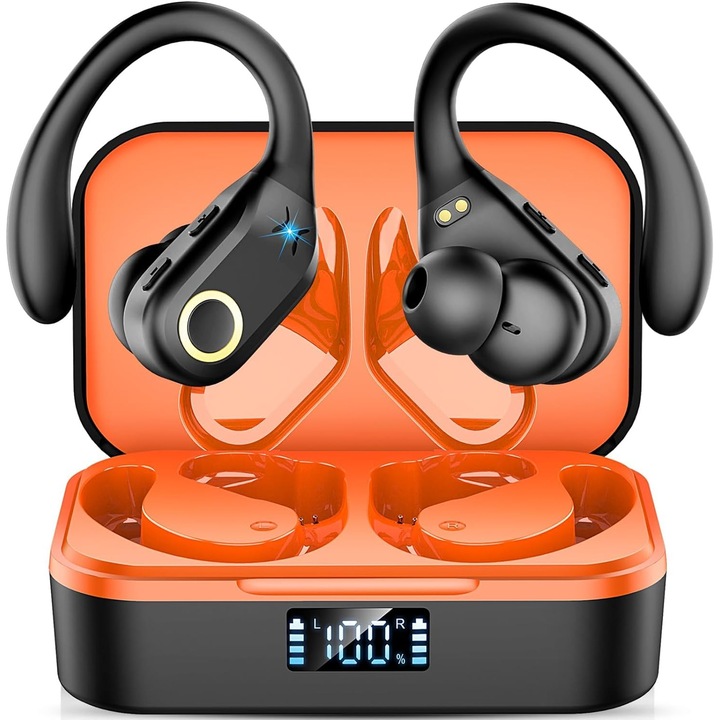 Mysic vezeték nélküli fejhallgató, Bluetooth 5.3, sztereó basszus, vízálló IP7, többszínű