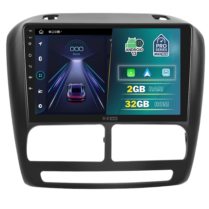 Navigatie FIAT DOBLO 2010-2015/OPEL COMBO 2011-2018 dedicata, MaxTech® PRO SERIES, 2 GB Ram 32 GB Rom, Carplay & Android auto, Ecran 9 ” HD Touch, GPS, Wifi, Bluetooth, Radio, USB, EQ, DSP, Waze