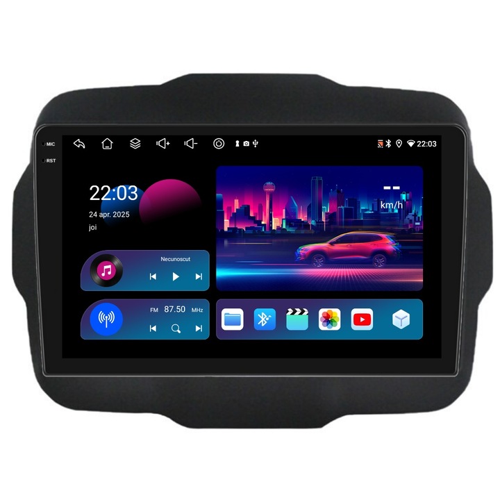 Navigatie PilotOn Jeep Renegade 2014-2023 9 inch 4GB 64GB 8 CORE