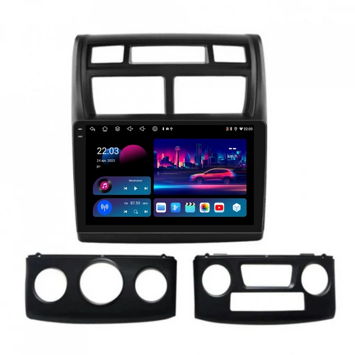 Navigatie PilotOn Kia Sportage 2004-2010 9 inch 4GB 64GB 8 CORE