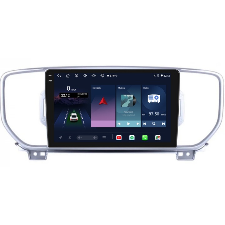 Navigatie PilotOn Kia Sportage 2016-2021 9 inch 6GB 128GB 8 CORE