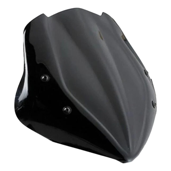 GIVI univerzális motorkerékpár szélvédő – Kawasaki, Benelli, Ducati Streetfighter, Honda CB1000R, KTM Duke 125 / 200 / 390, Suzuki GSR600 (2006–2011) motorokkal kompatibilis, fekete színű
