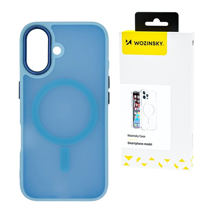 Carcasa Wozinsky Fashion Case MagSafe compatibila cu Samsung Galaxy S25 Ultra Blue