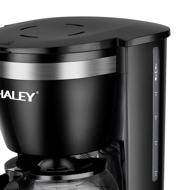 Aparat de Cafea HALEY HY-2808 – 800W, 1.25L, 12 Cani, Sistem de ...