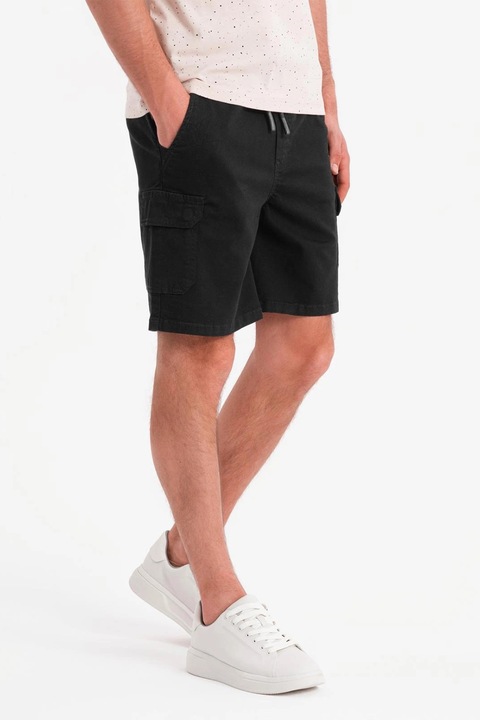 OMBRE, Farmer rövidnadrág, Fekete